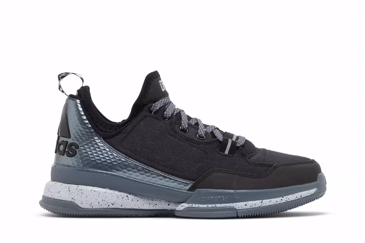 Adidas D Lillard 1 Black Onix, view 2