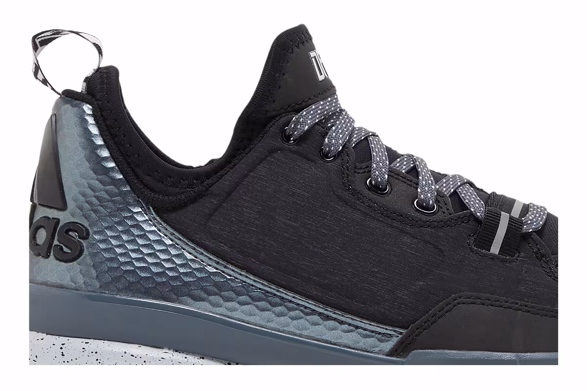 Adidas D Lillard 1 Black Onix, view 3