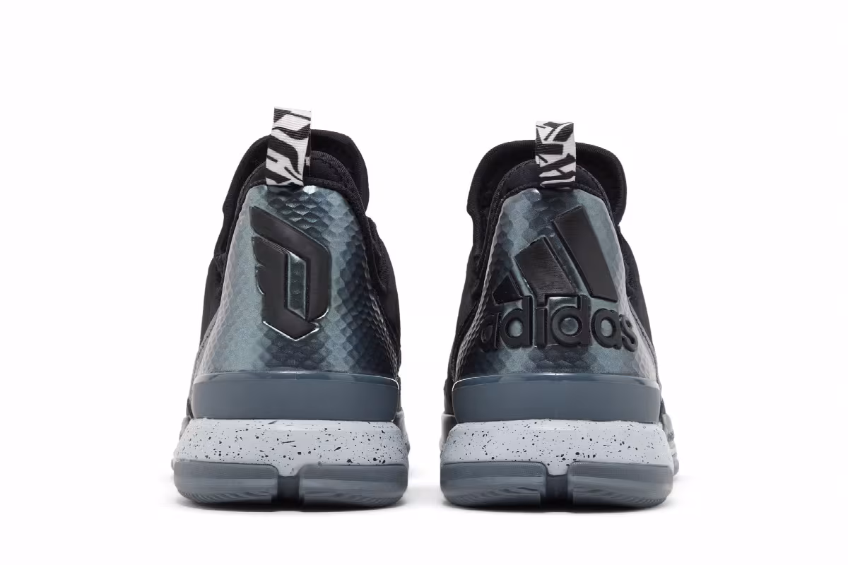 Adidas D Lillard 1 Black Onix, view 7