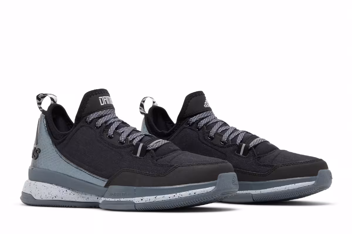 Adidas D Lillard 1 Black Onix, view 9