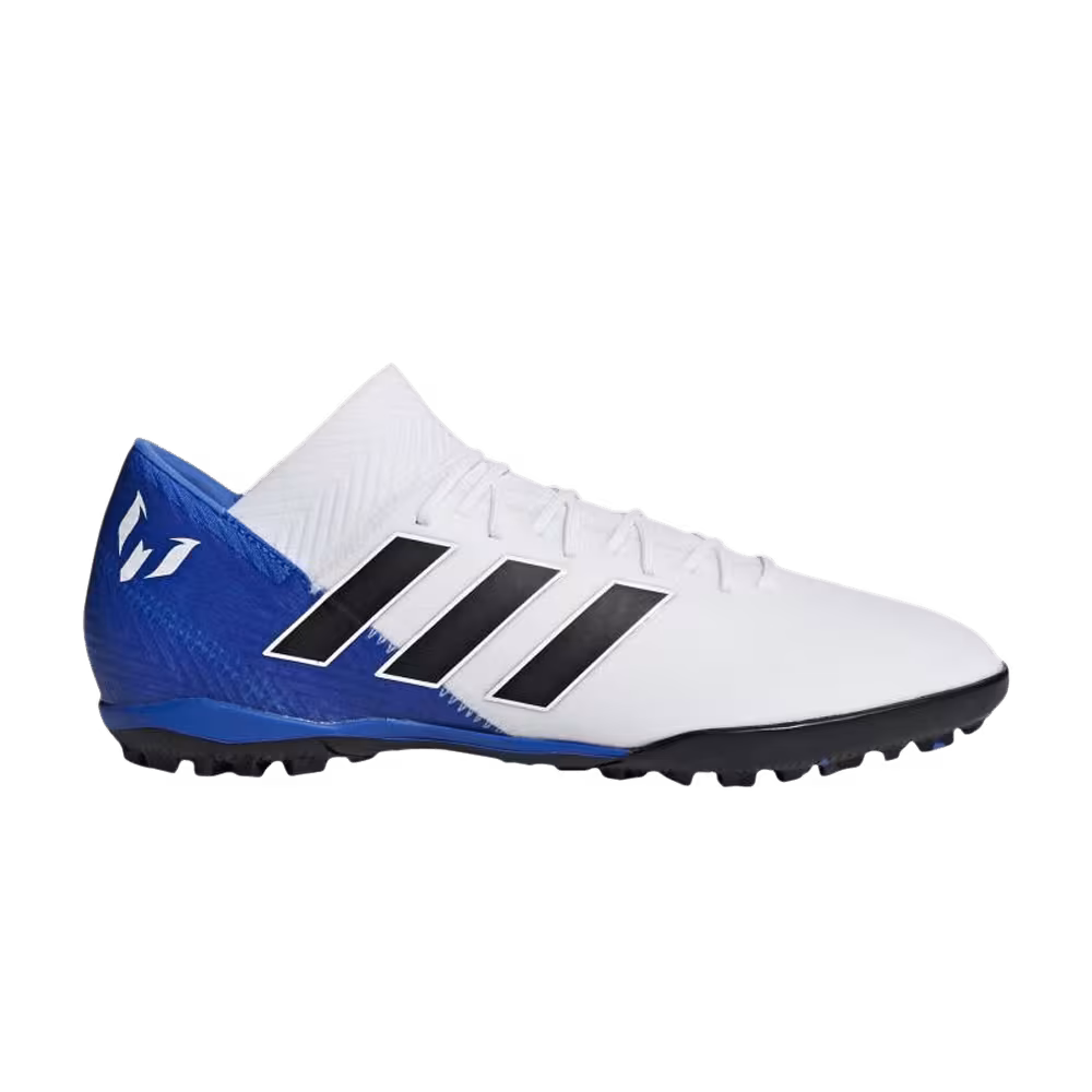 Adidas Nemeziz Messi Tango 18.3 Turf White Football Blue