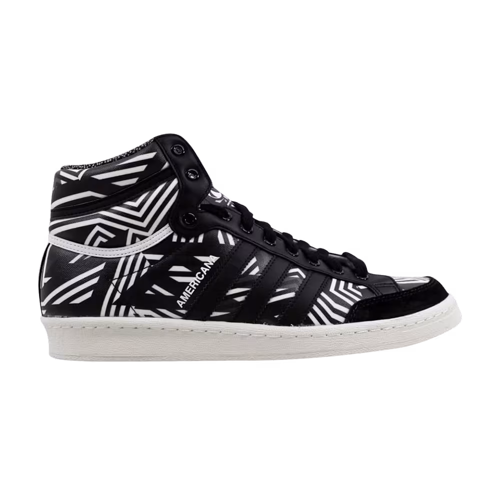 Adidas Americana Hi White Black