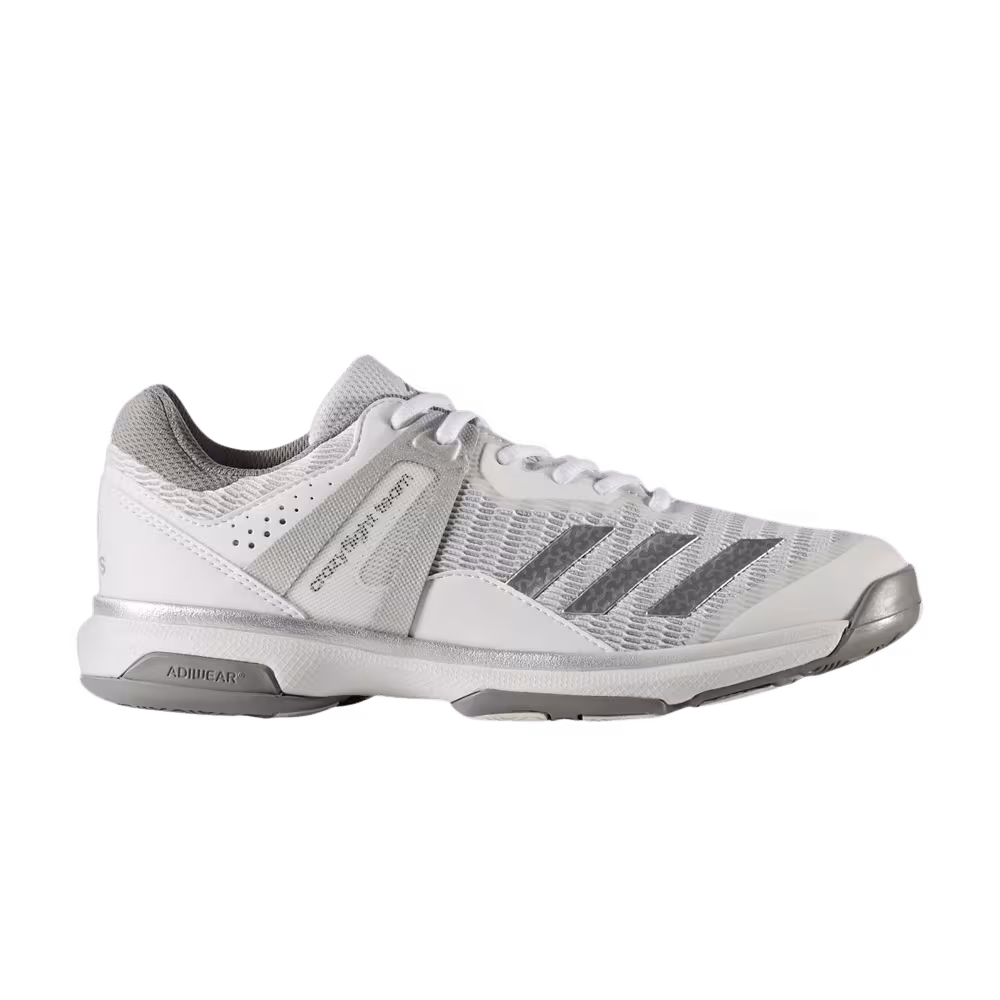Adidas Women's Crazyflight Team White Silver Metallic