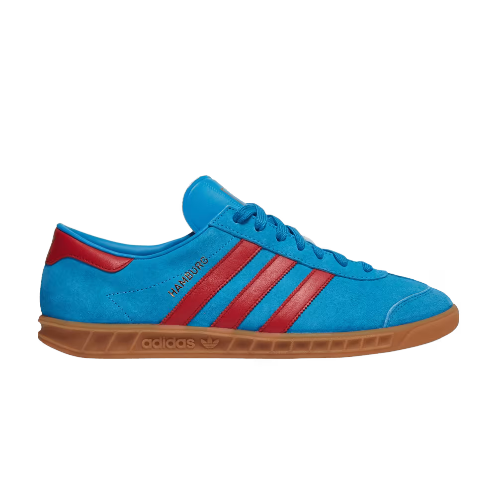 Adidas Hamburg Solar Blue Red Gum