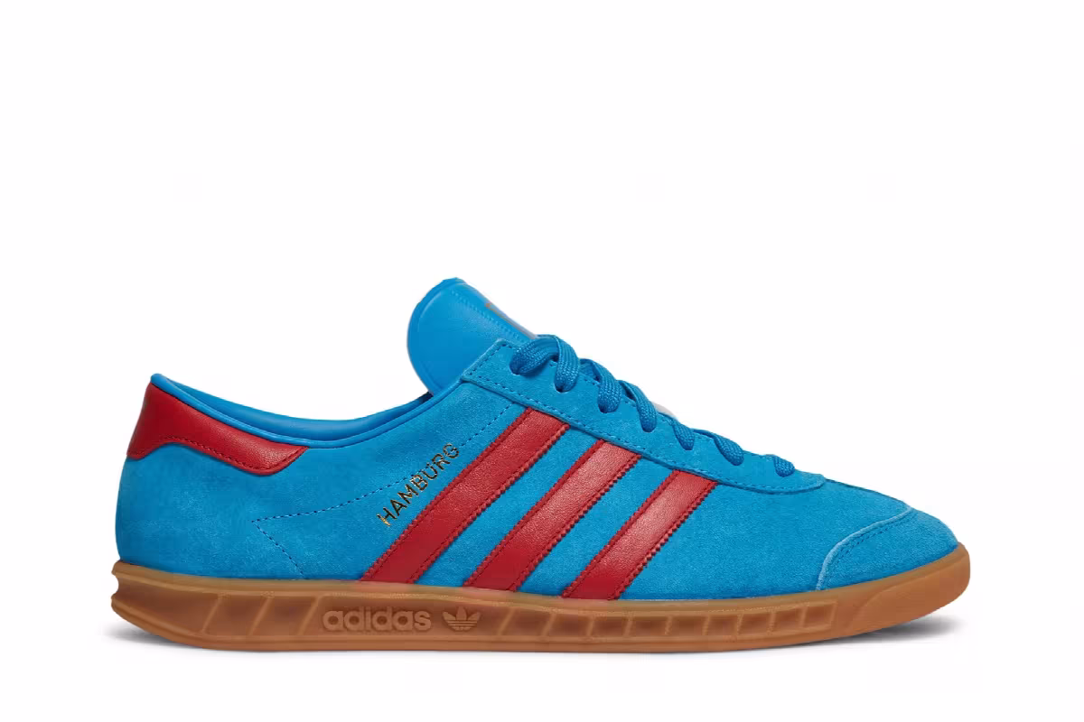 Adidas Hamburg Solar Blue Red Gum, view 2