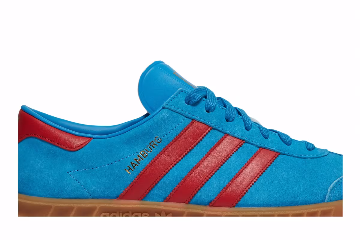 Adidas Hamburg Solar Blue Red Gum, view 3