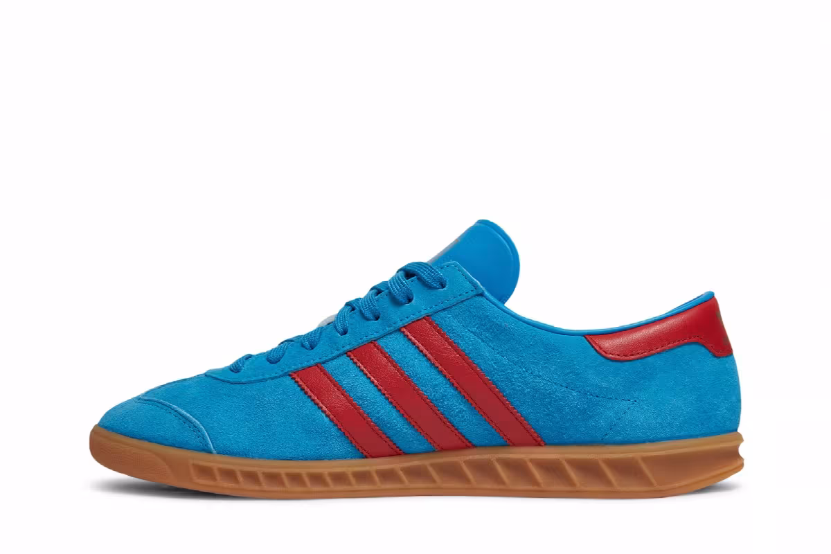 Adidas Hamburg Solar Blue Red Gum, view 4