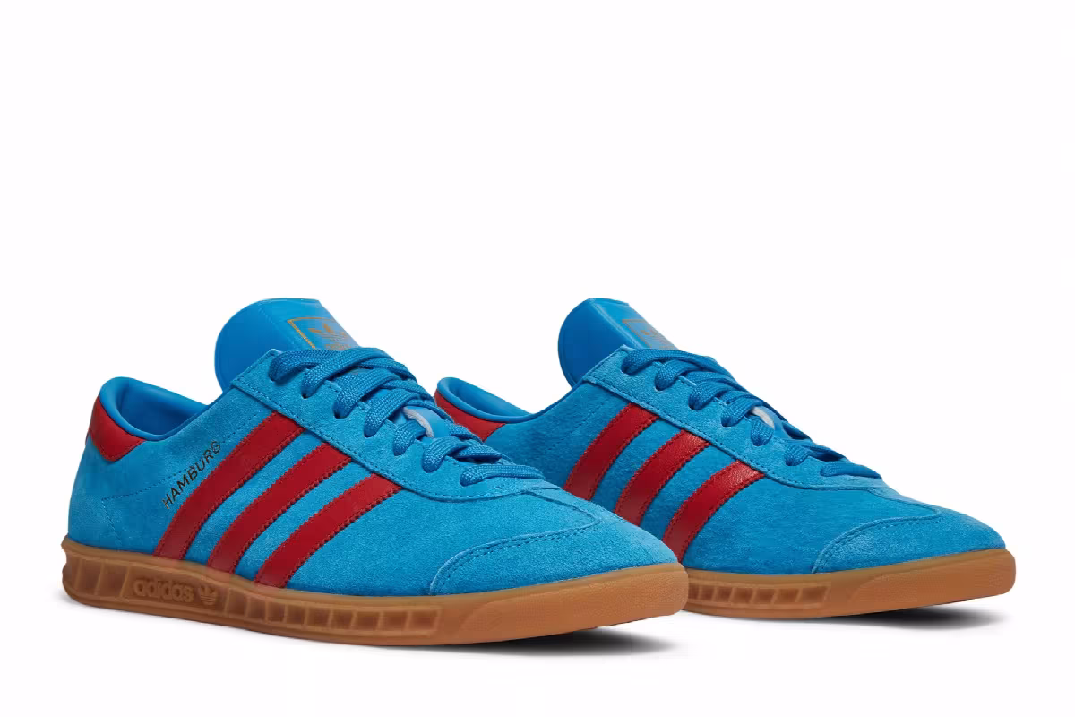 Adidas Hamburg Solar Blue Red Gum, view 9