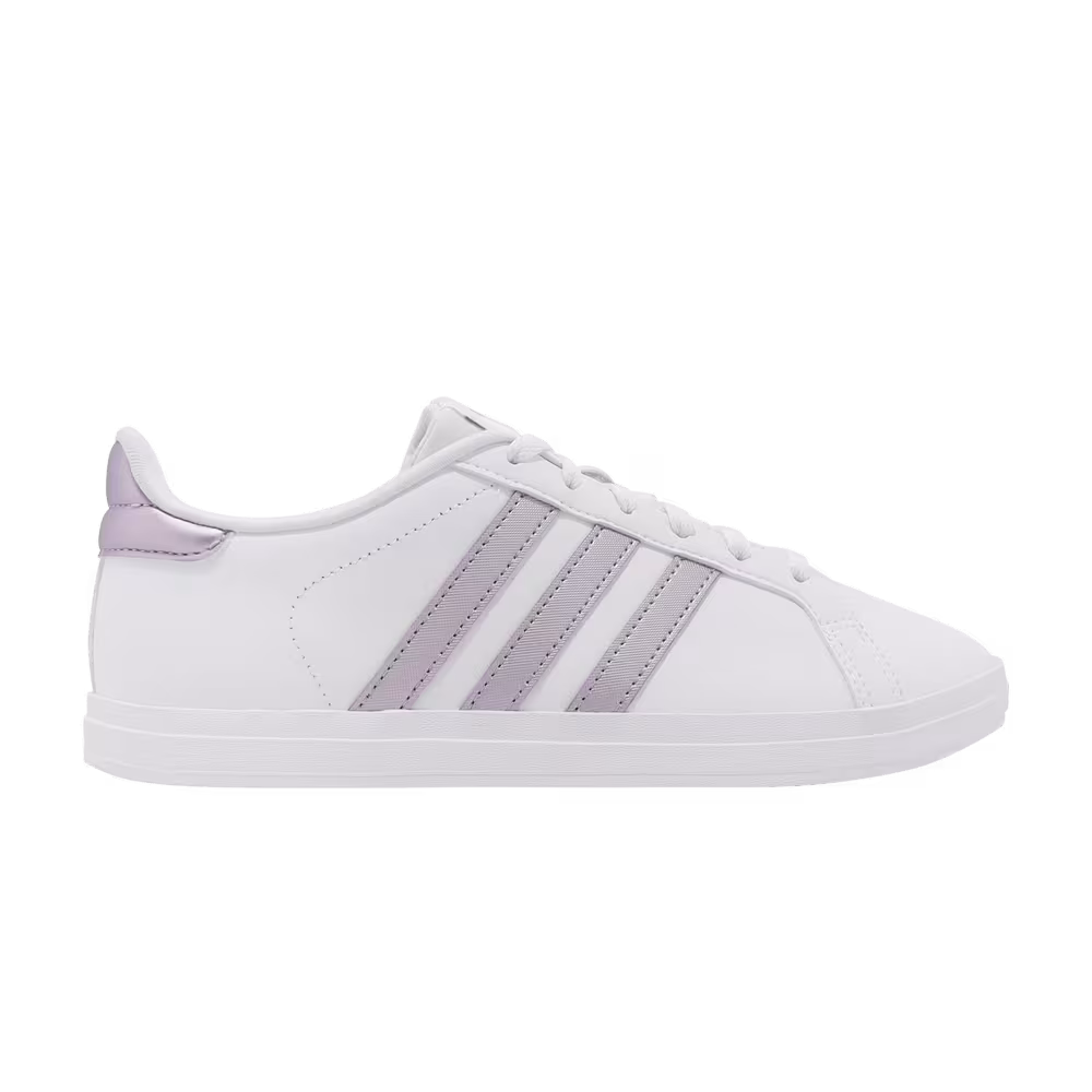 adidas Women's Courtpoint White Matte Purple