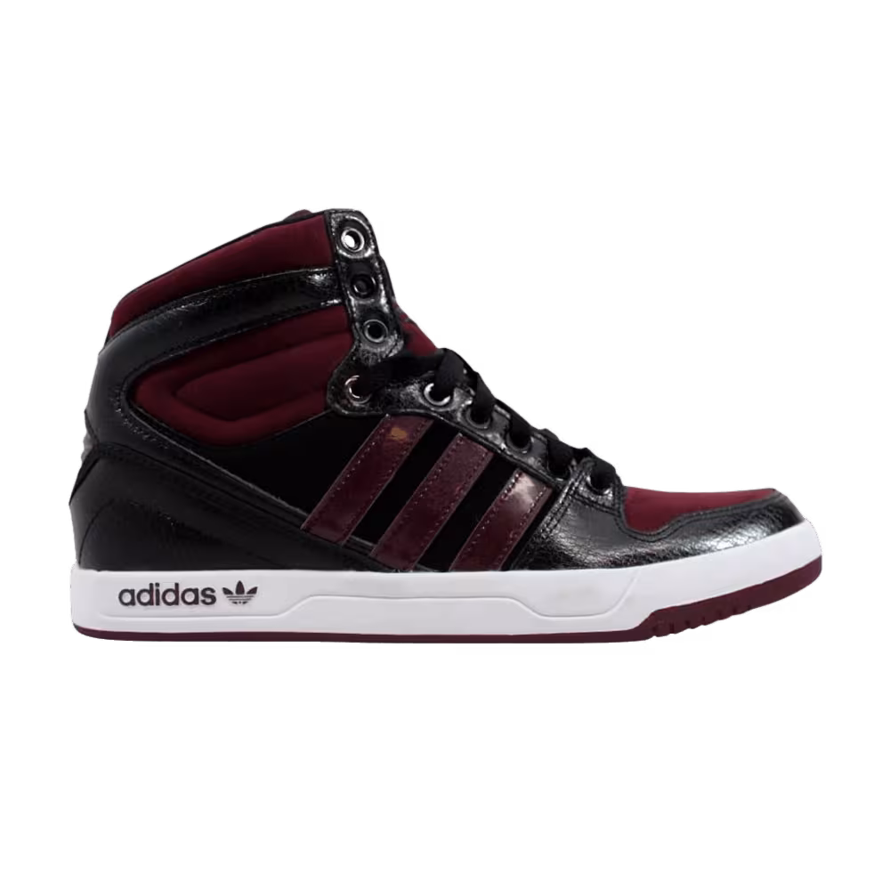 Adidas Court Attitude Black Maroon White