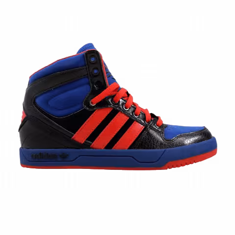 Adidas Court Attitude J 'Black Red Royal Blue'