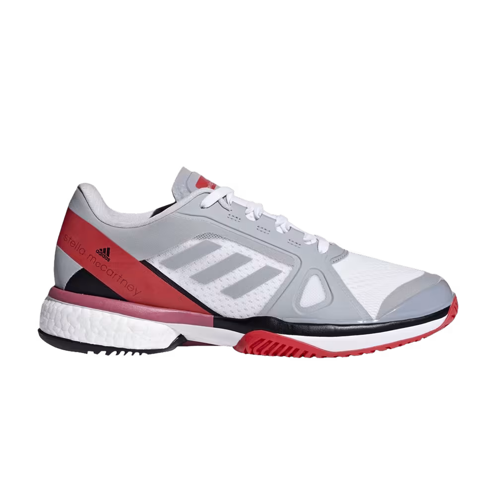 Stella McCartney x adidas Women's Barricade Boost Mid Grey Red