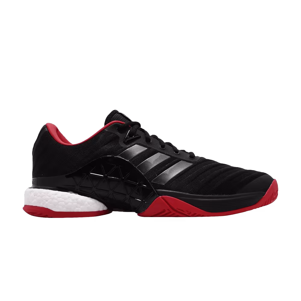 Adidas Barricade 2018 Boost Black Scarlet
