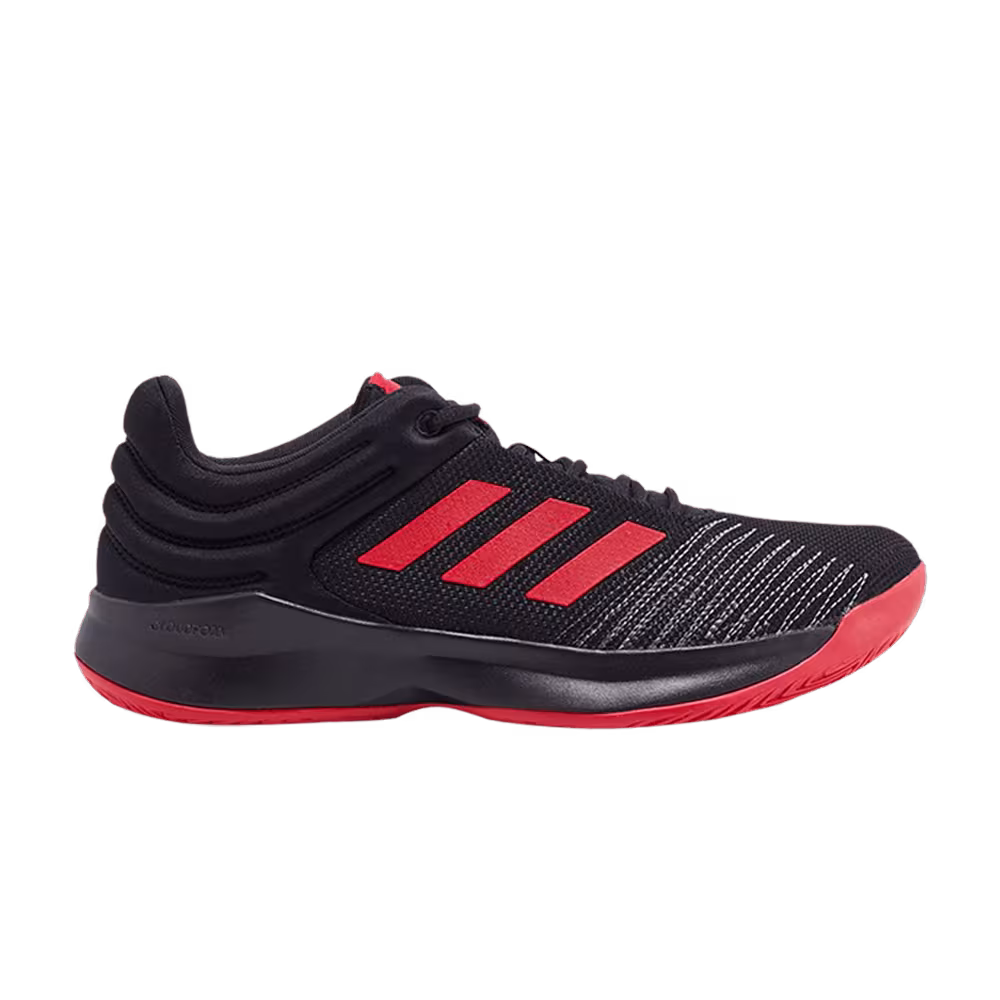 Adidas Pro Spark 2018 Low Black Scarlet