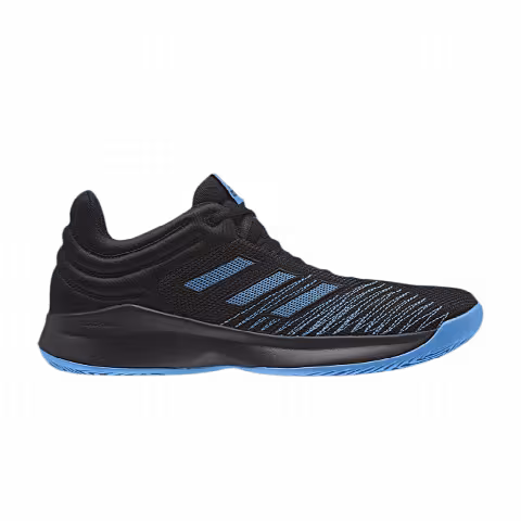 Adidas Pro Spark 2018 Low 'Black Bright Blue'