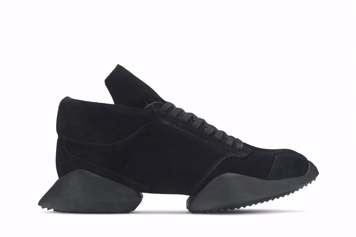 Adidas Rick Owens Runner Triple Black, view 2