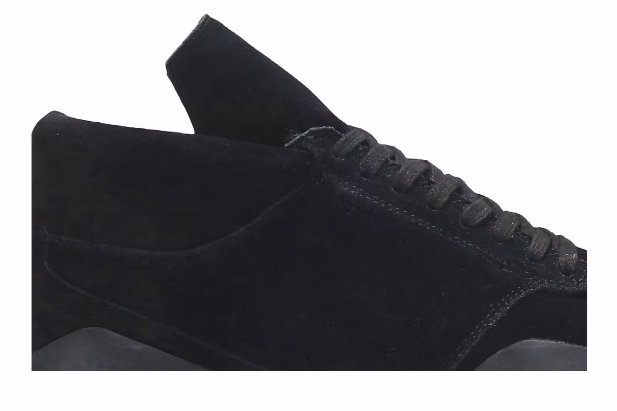 Adidas Rick Owens Runner Triple Black, view 3