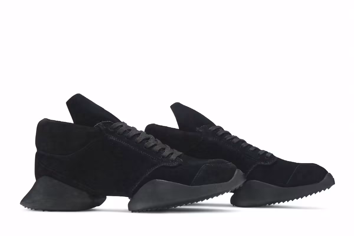 Adidas Rick Owens Runner Triple Black, view 9