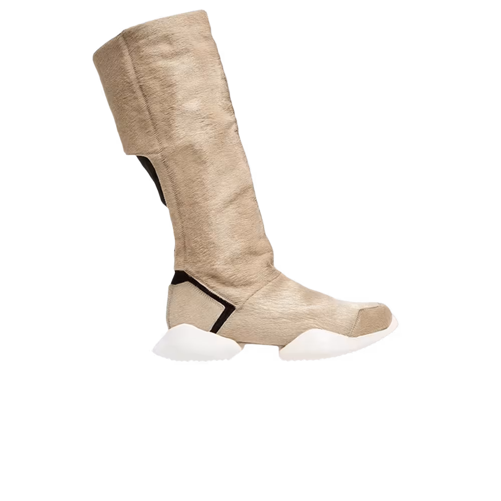 Adidas Rick Owens Runner Stretch Boot Pony Hair
