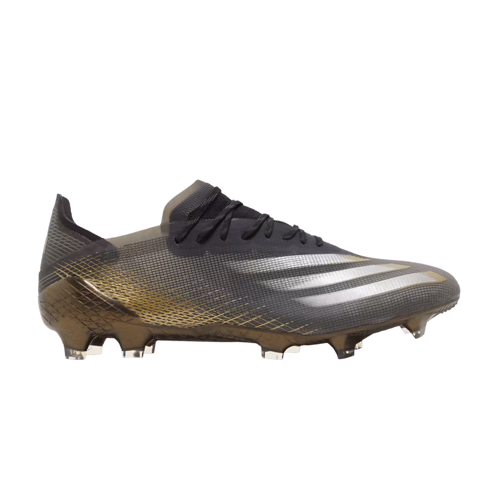 Adidas X Ghosted.1 FG Black Metallic Gold Melange