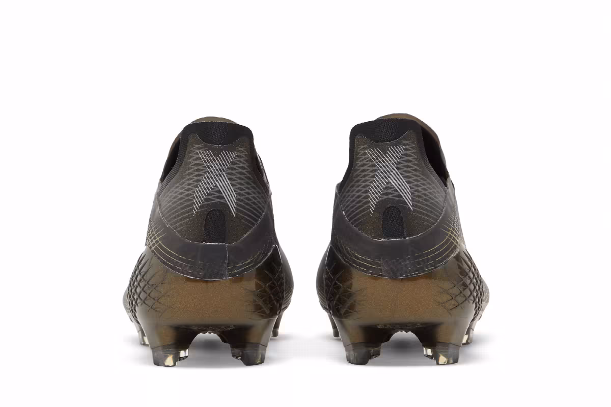Adidas X Ghosted.1 FG Black Metallic Gold Melange, view 7