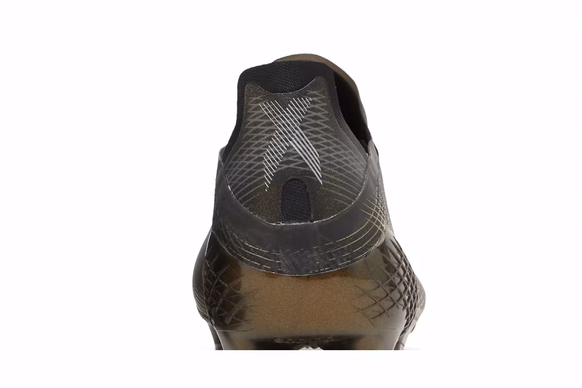 Adidas X Ghosted.1 FG Black Metallic Gold Melange, view 8