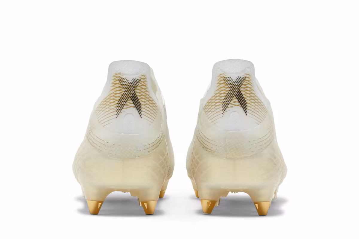 Adidas X Ghosted.1 SG White Metallic Gold Melange, view 7