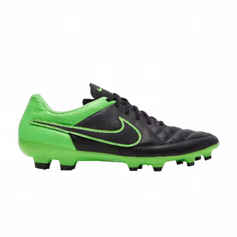 Adidas Tiempo Genio Leather FG 'Black Green Strike'