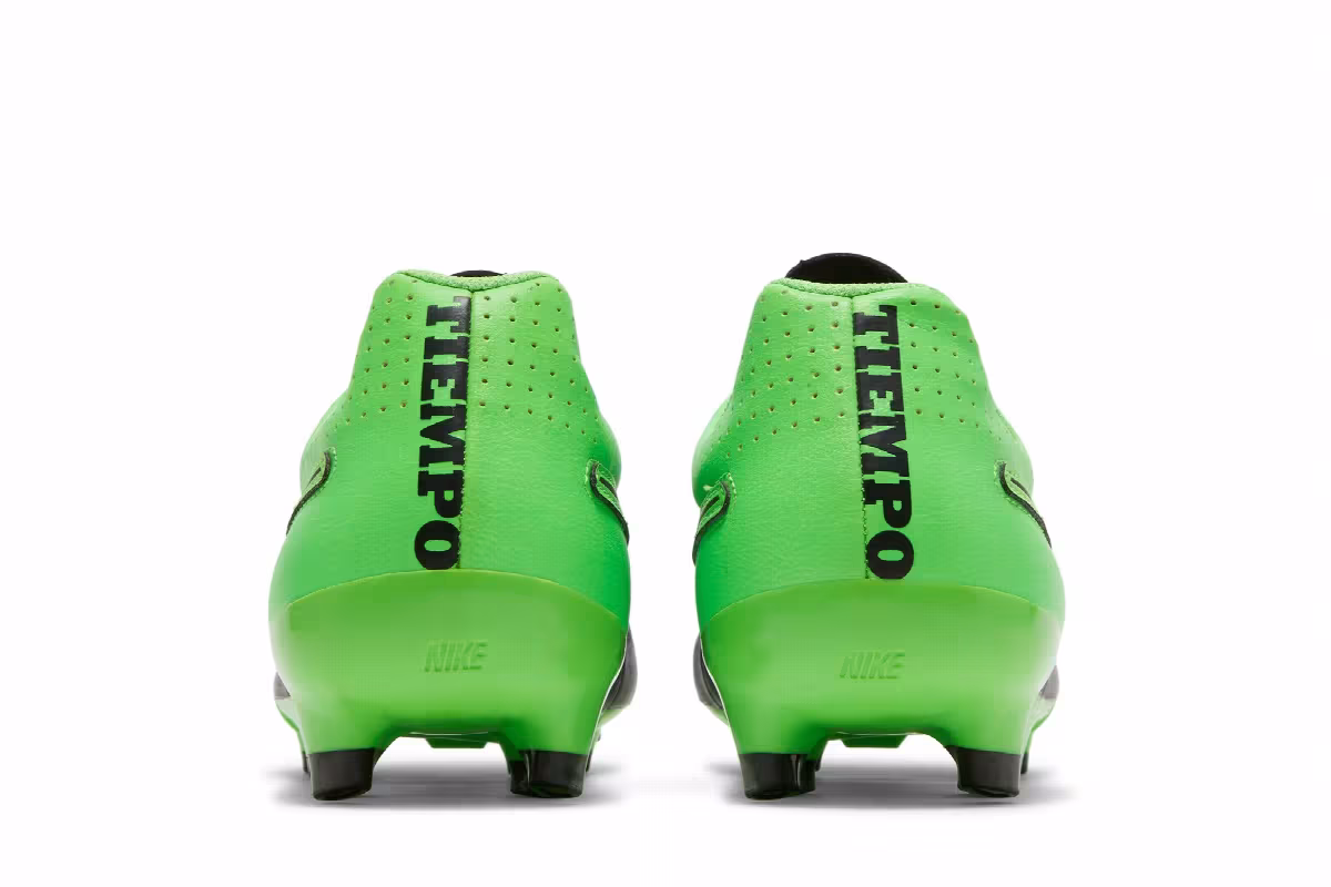 Adidas Tiempo Genio Leather FG Black Green Strike, view 7