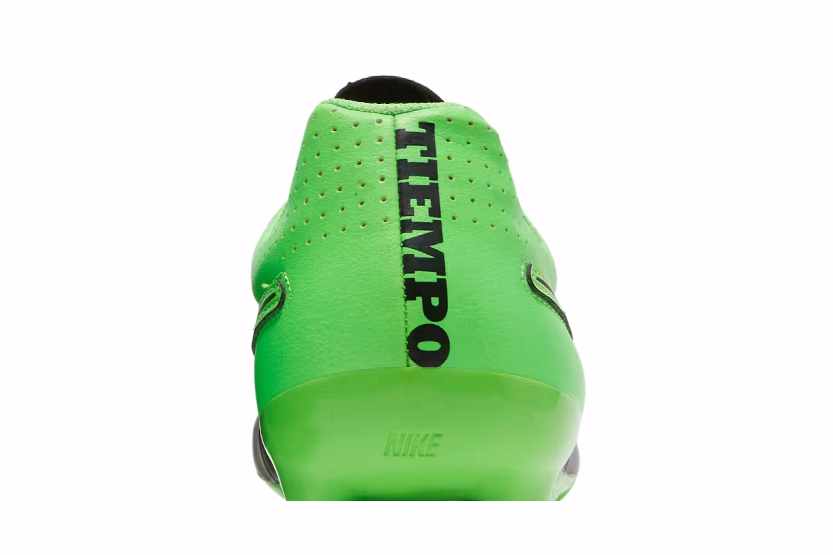 Adidas Tiempo Genio Leather FG Black Green Strike, view 8