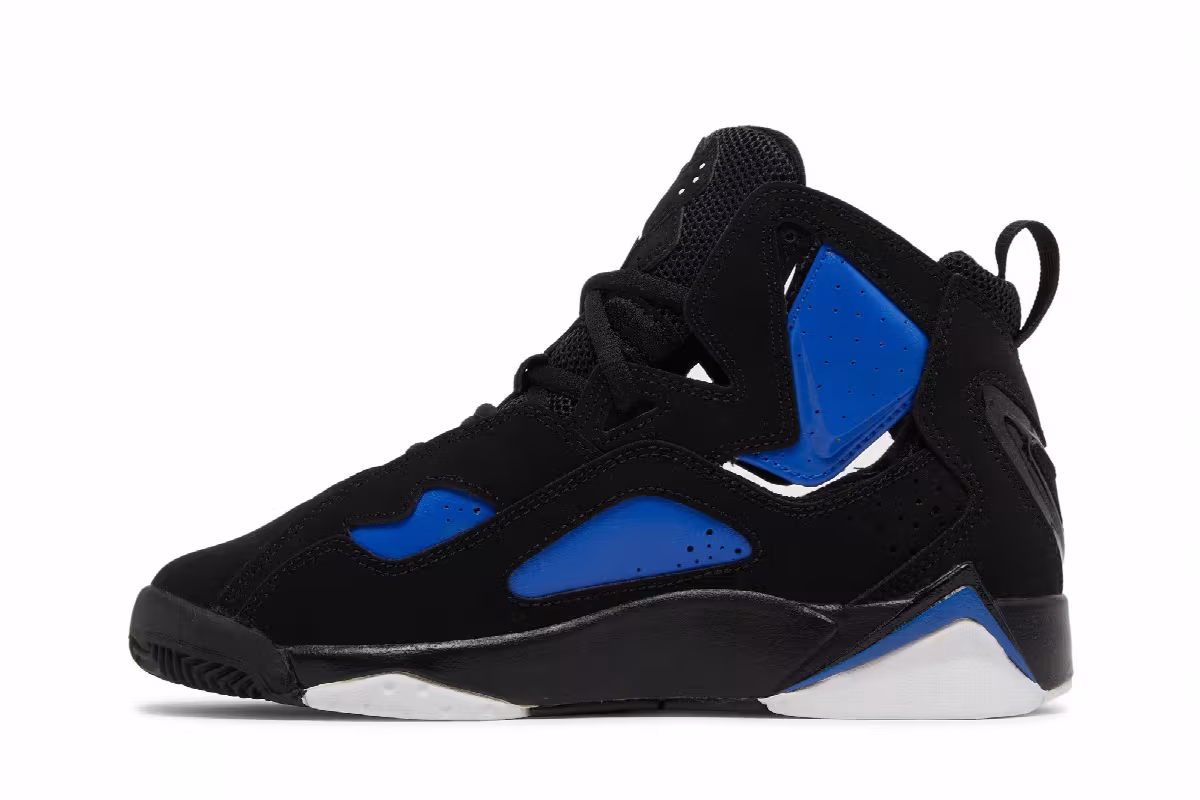 Air Jordan True Flight GS Black Game Royal, view 4