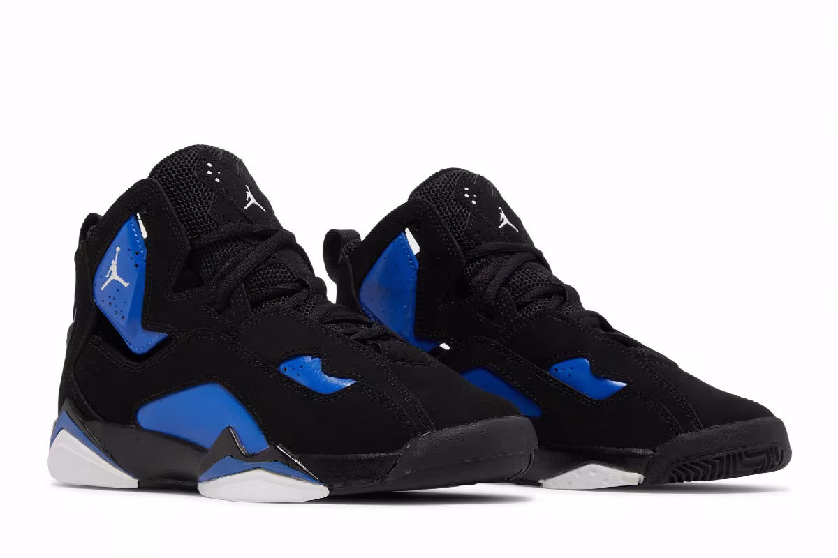 Air Jordan True Flight GS Black Game Royal, view 9