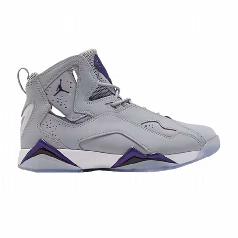 Air Jordan True Flight GS 'Wolf Grey Purple'