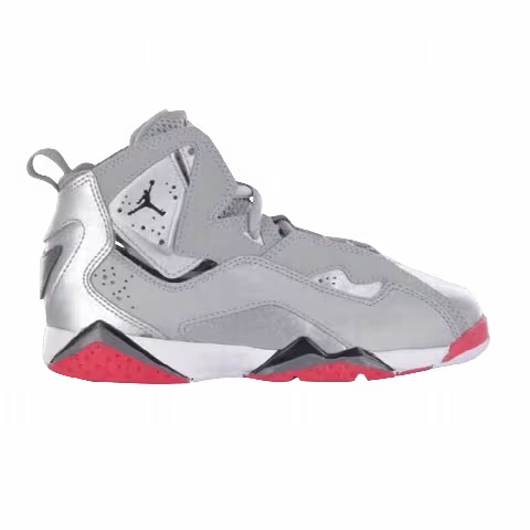 Air Jordan True Flight GP 'Metallic Silver Legion Red'