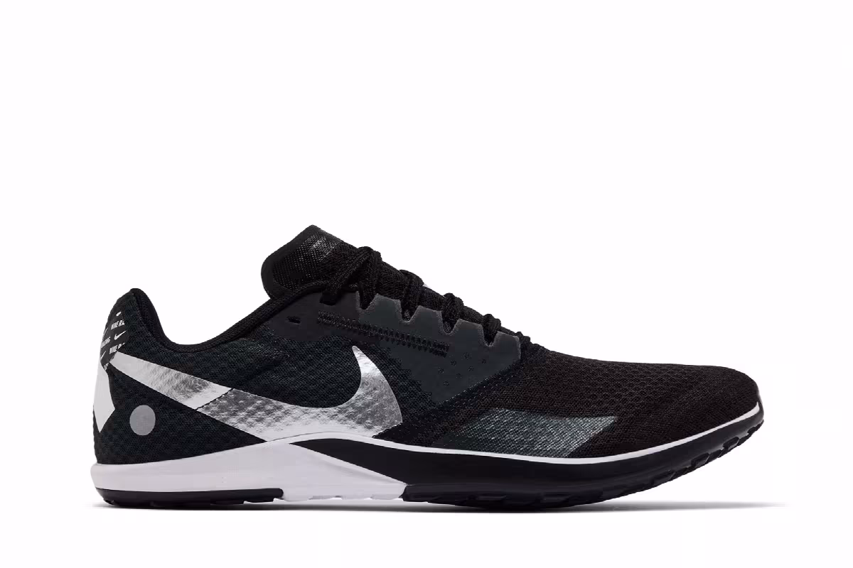 Nike Zoom Rival Waffle 6 Black Metallic Silver, view 2