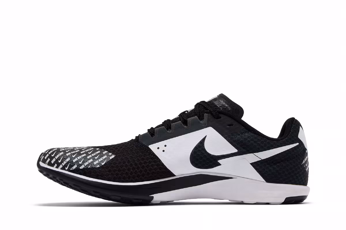 Nike Zoom Rival Waffle 6 Black Metallic Silver, view 4
