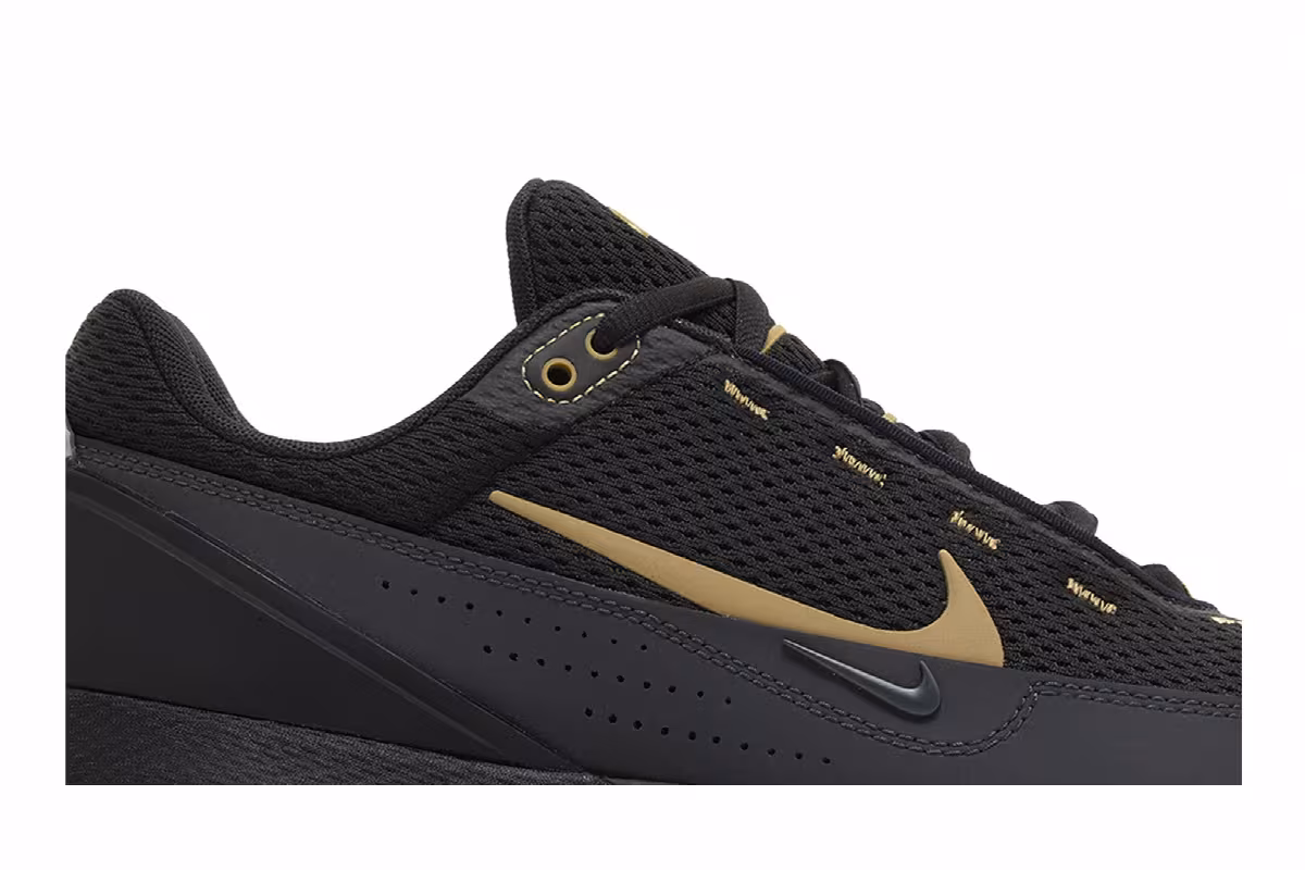 Nike Air Max Pulse Black Flat Gold, view 3
