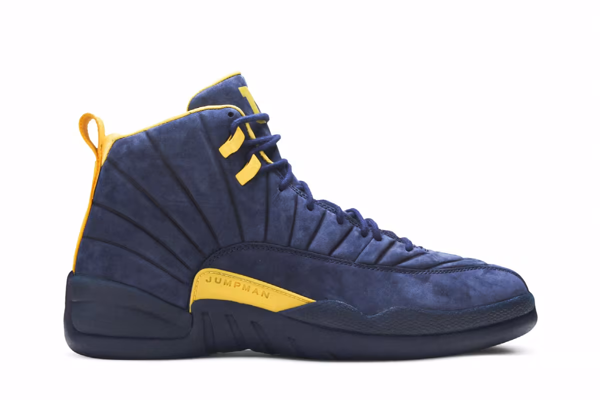 PSNY x Air Jordan 12 Michigan Wolverines, view 2