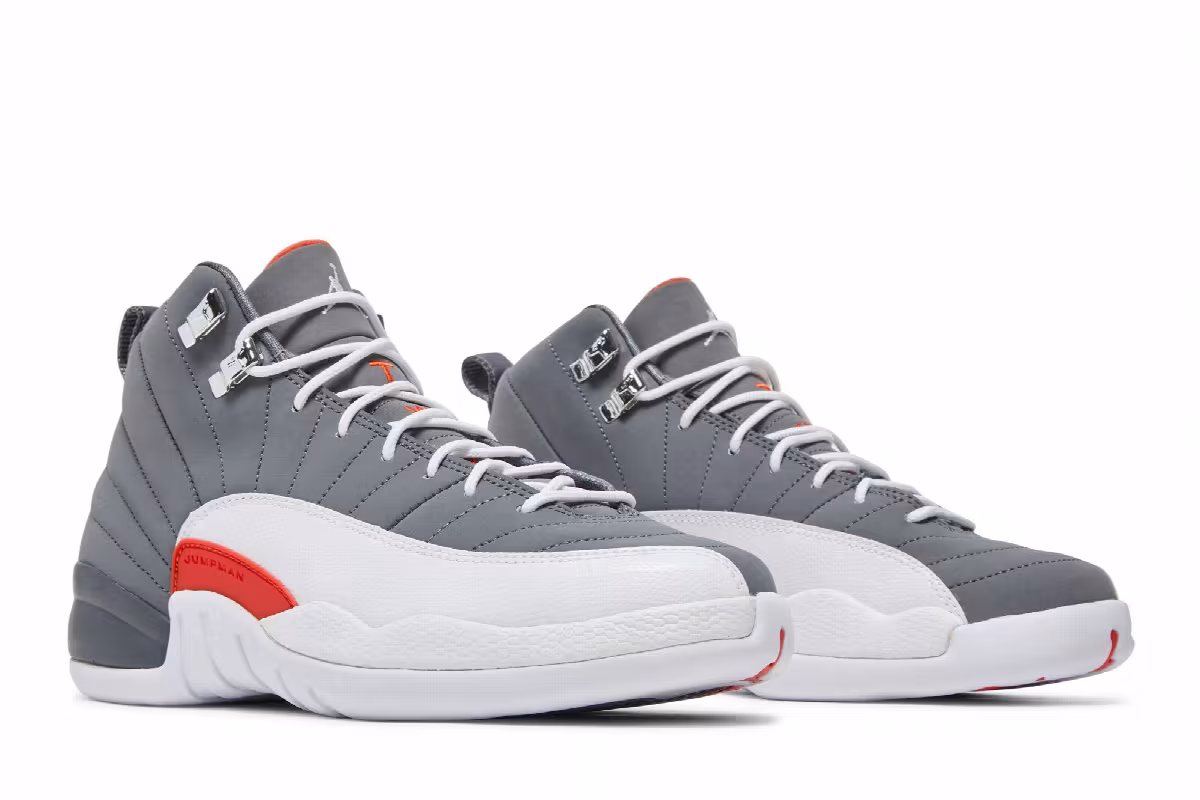 Air Jordan 12 GS Cool Grey, view 9