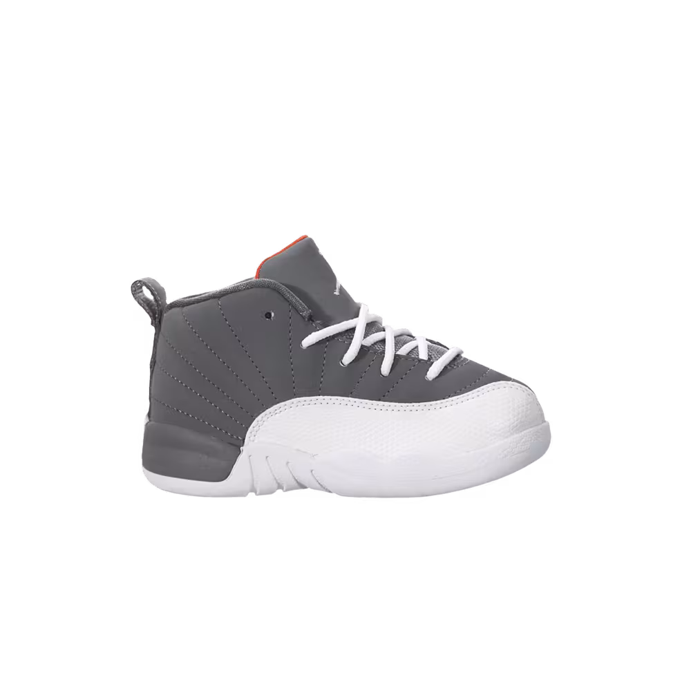 Air Jordan 12 TD Cool Grey Orange