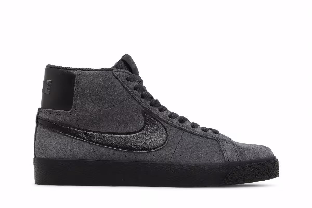Nike Zoom Blazer Mid SB Anthracite Black, view 2