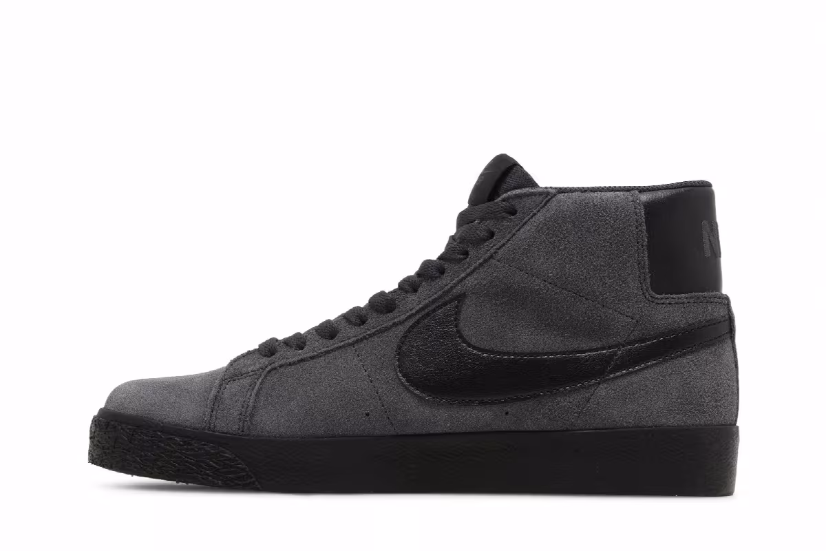 Nike Zoom Blazer Mid SB Anthracite Black, view 4
