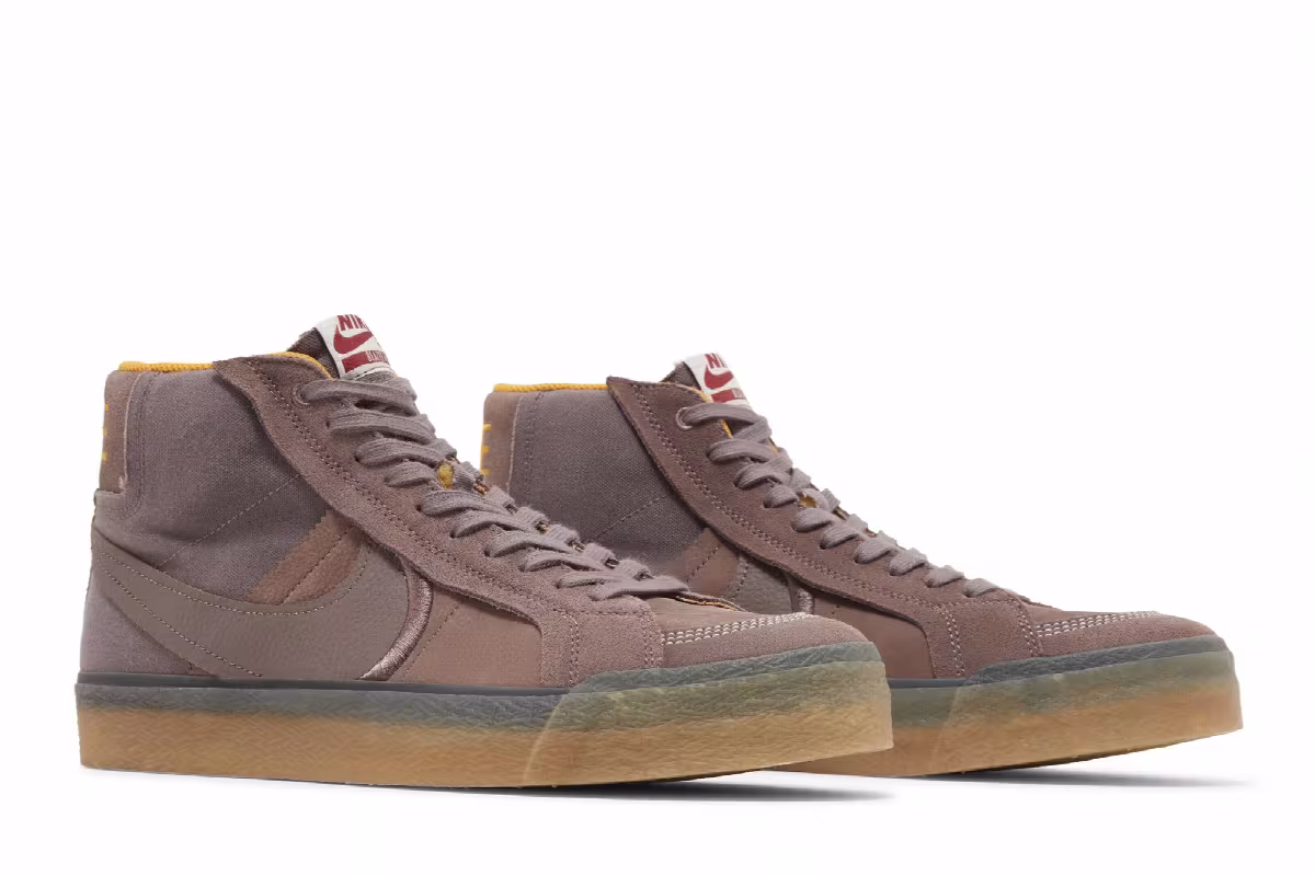 Nike Zoom Blazer Mid Premium Plus SB Brown Gum, view 9