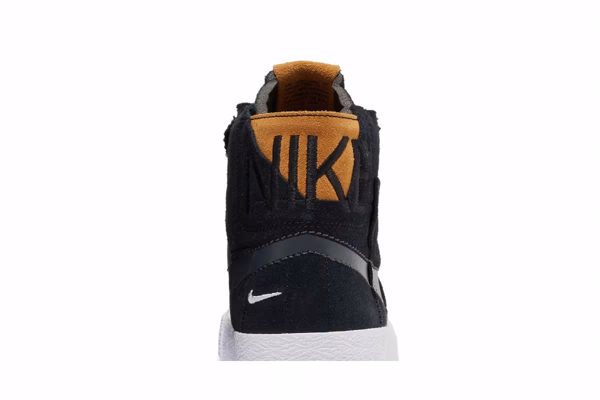 Nike Zoom Blazer Mid Premium SB Black Patchwork, view 8