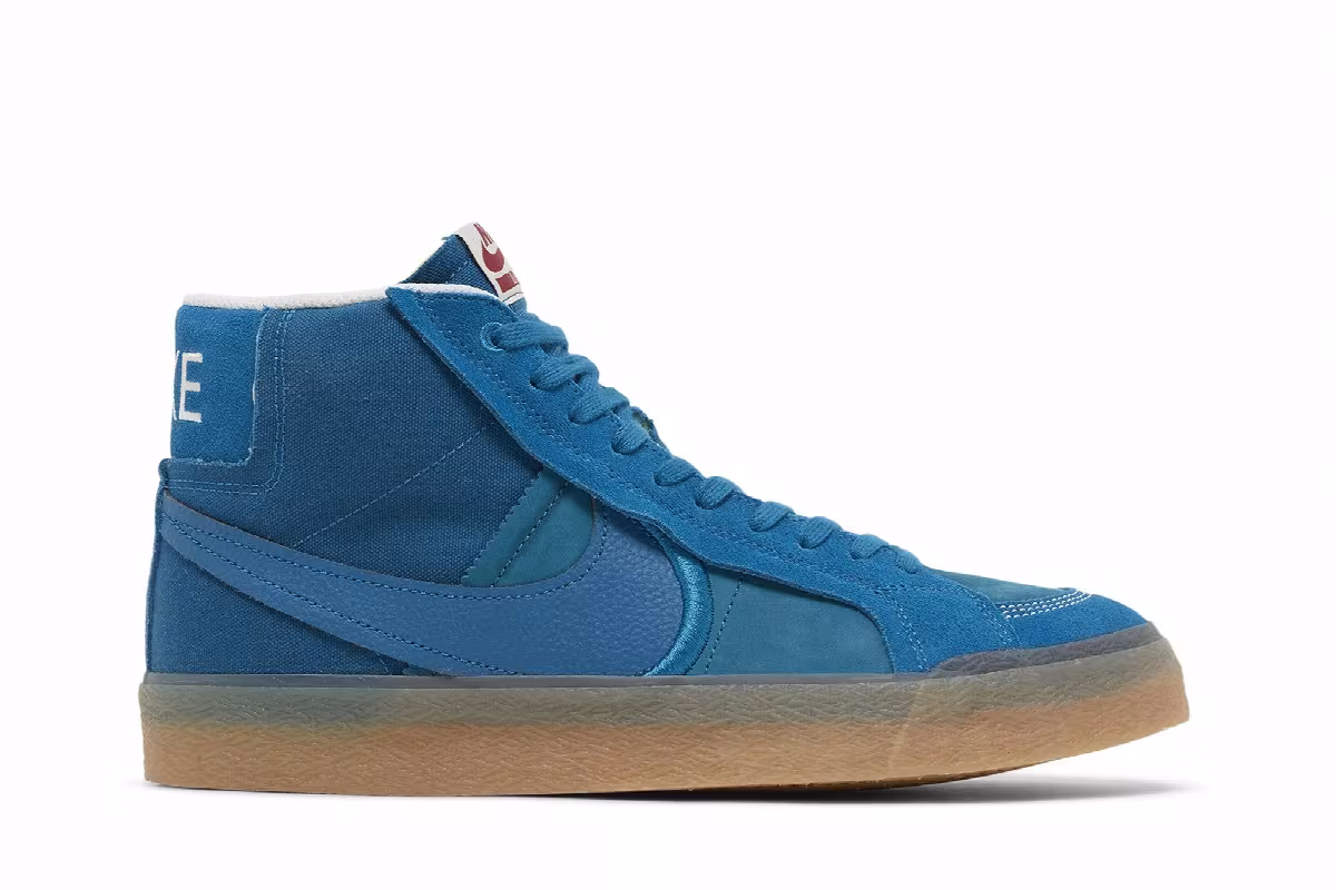 Nike Zoom Blazer Mid Premium Plus SB Teal Gum, view 2