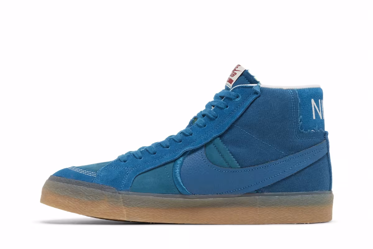 Nike Zoom Blazer Mid Premium Plus SB Teal Gum, view 4