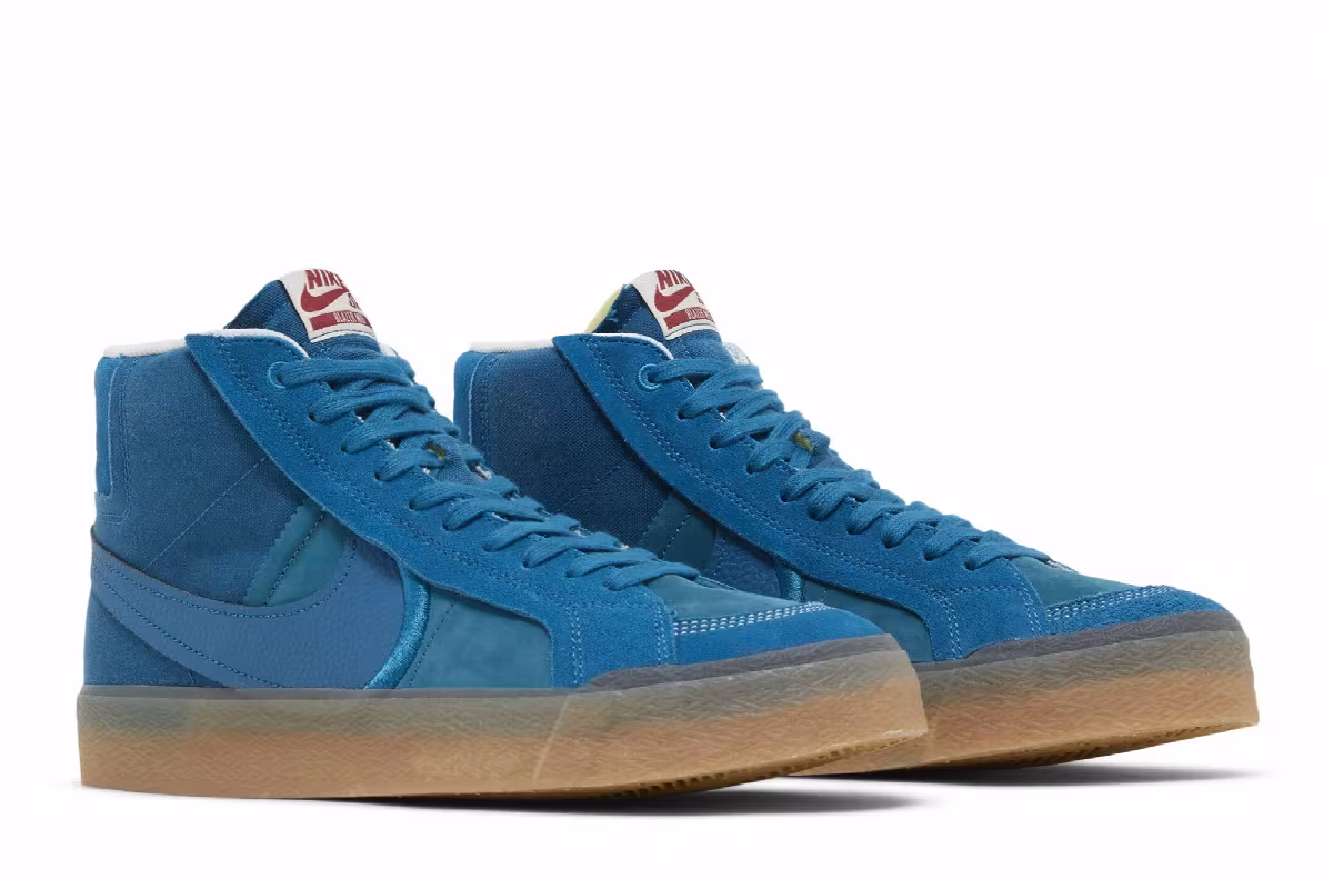 Nike Zoom Blazer Mid Premium Plus SB Teal Gum, view 9