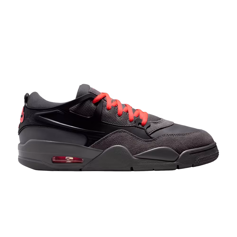 Women's Air Jordan 4 RM Iron Grey Hot Lava Black