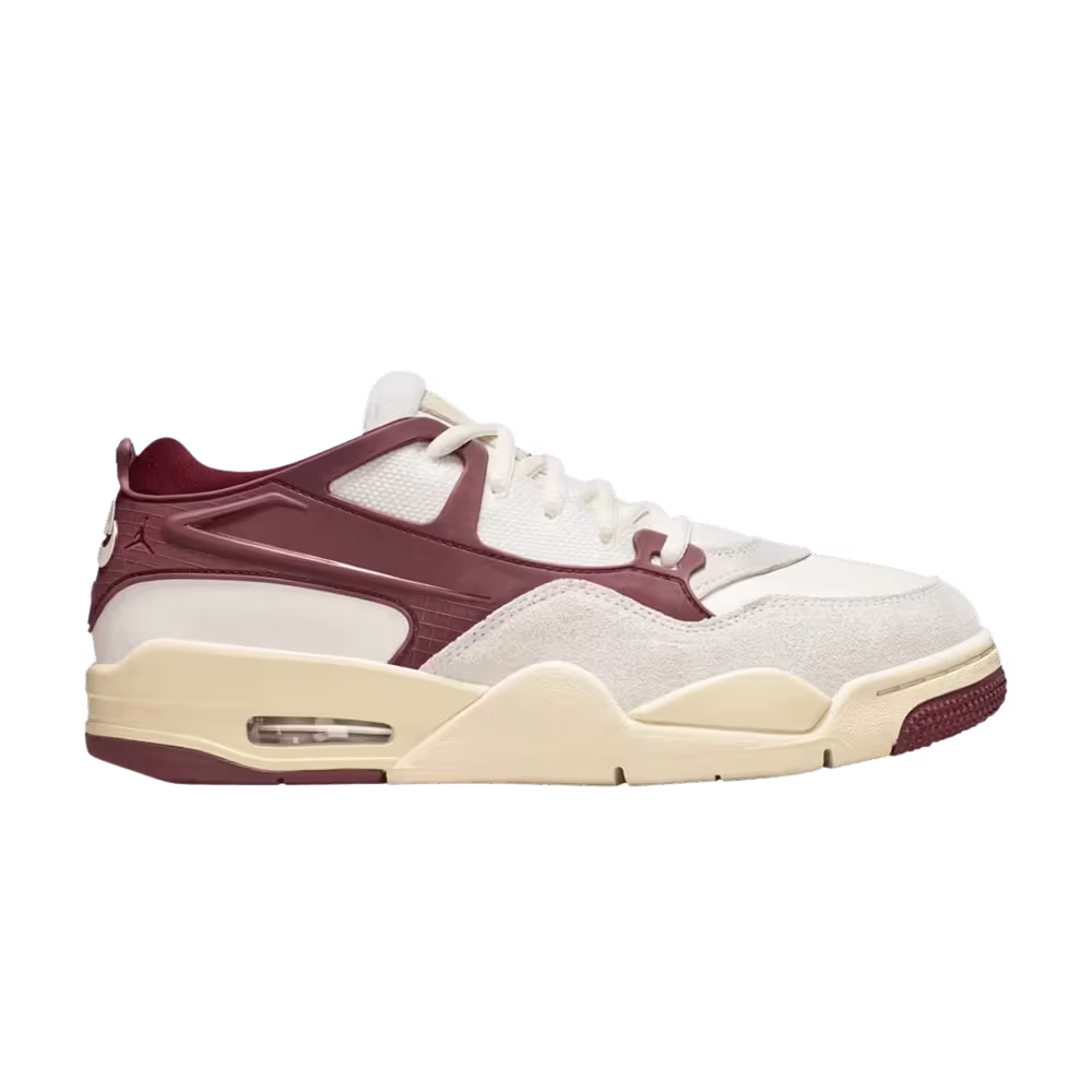 Women's Air Jordan 4 RM Sail Dark Team Red Coconut Milk
