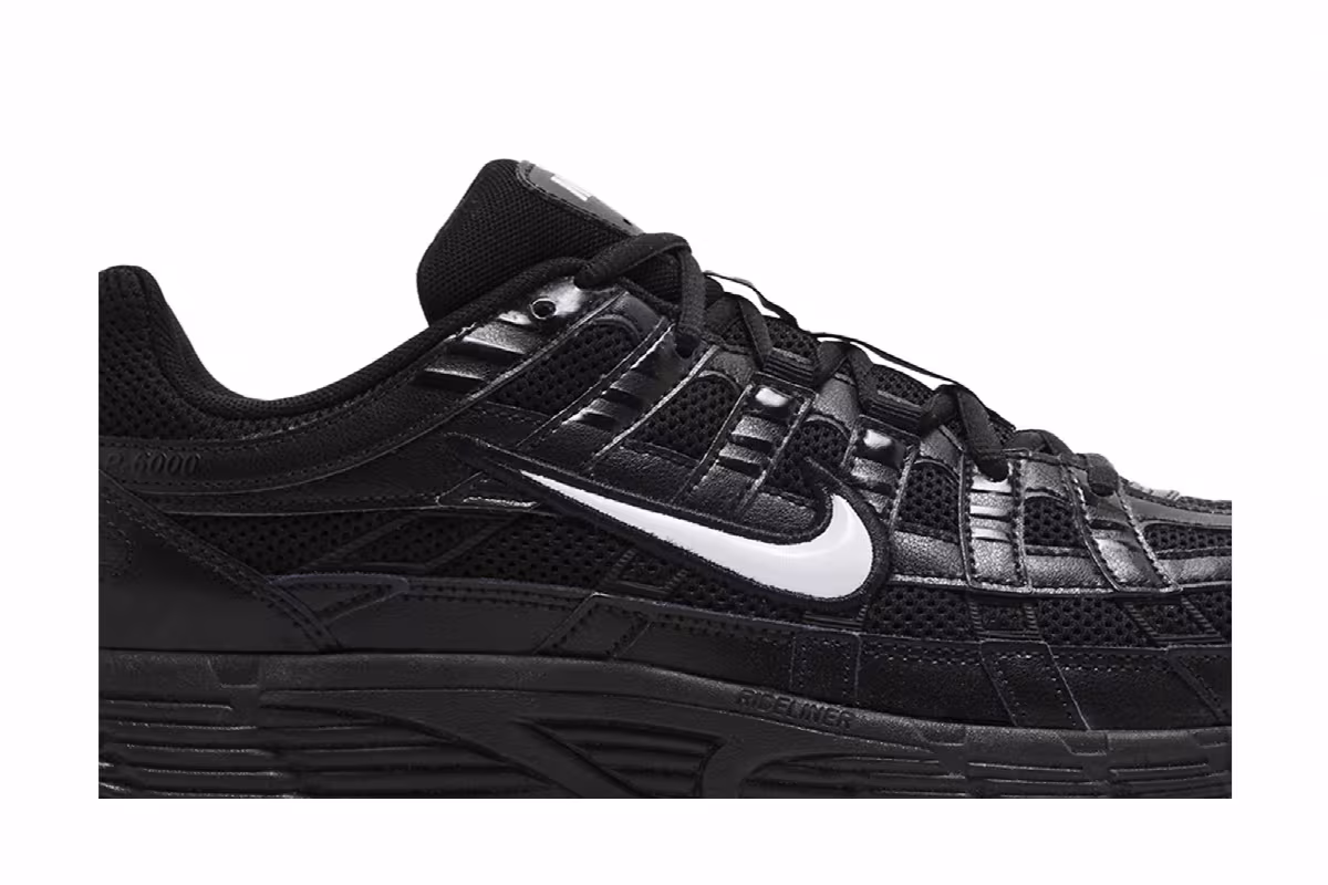Nike P-6000 Black White, view 3